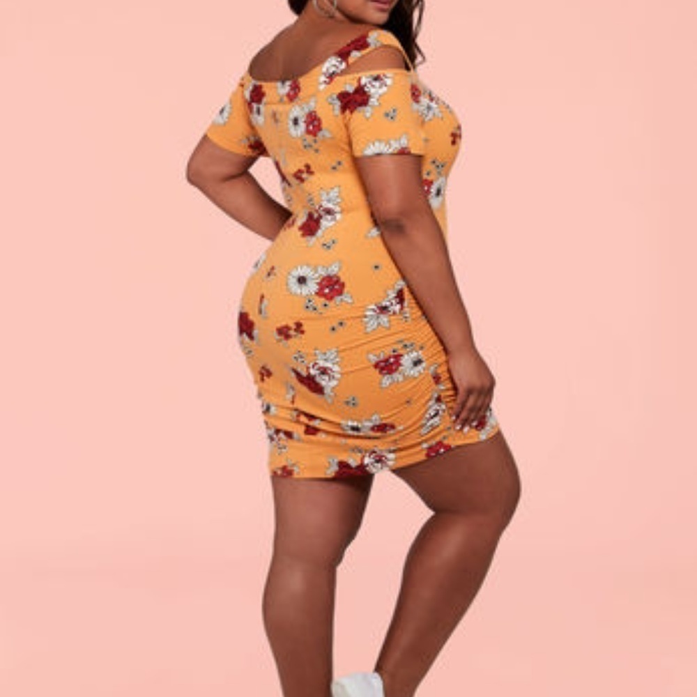 Floral Dress Soft Fabric